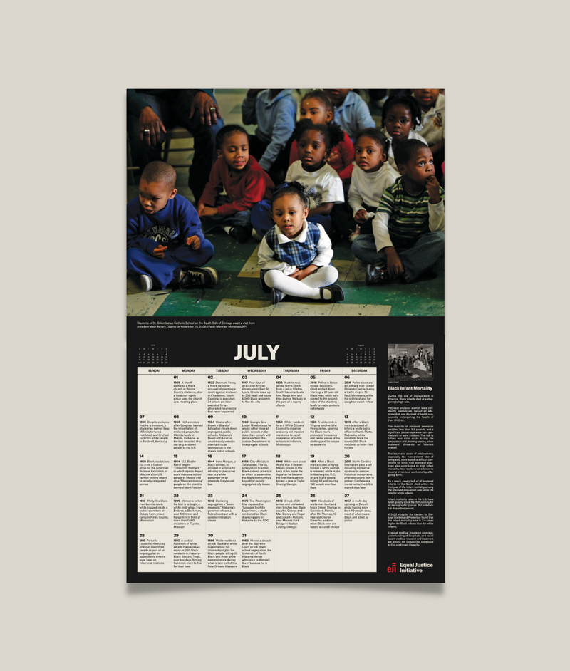 A History of Racial Injustice Calendar 2024